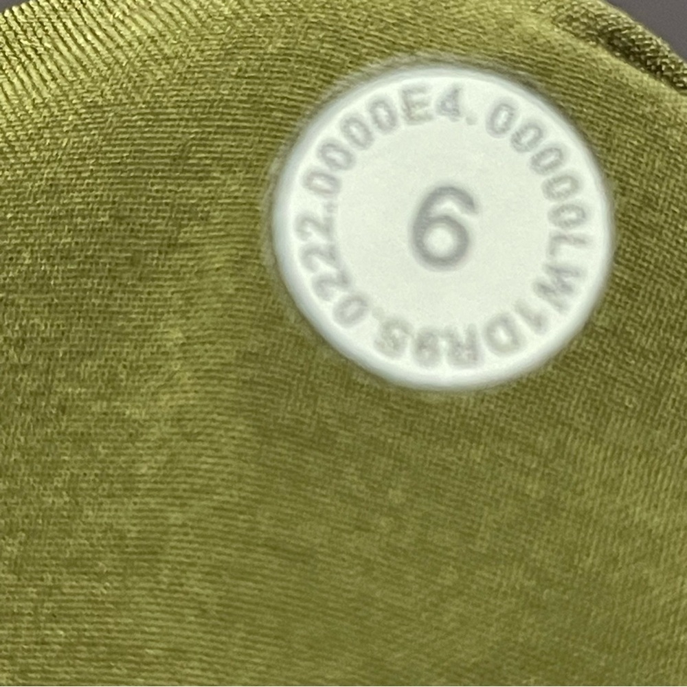Lululemon mesh overlay high neck dress size 6 in bronze green - Picture 9 of 10